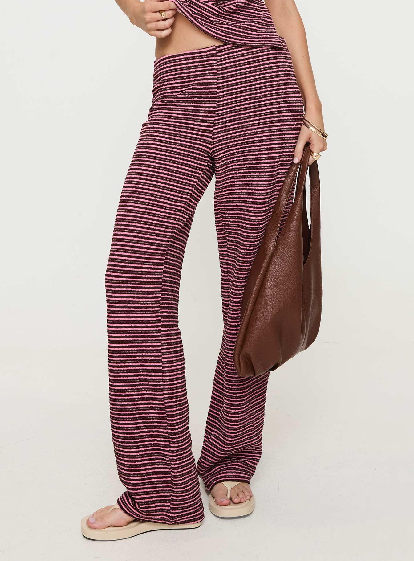 Televize Pants Brown / Pink Product Image