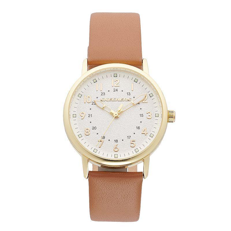 Skechers Womens Matteson Brown Strap Watch Product Image