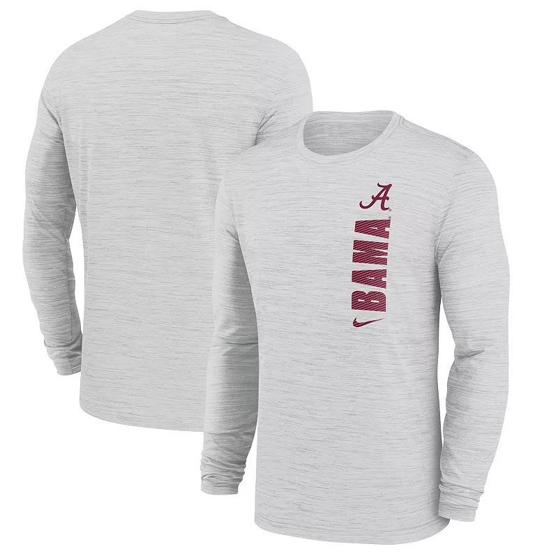 Mens Nike Alabama Crimson Tide 2024 Sideline Velocity Performance Long Sleeve T-Shirt Product Image