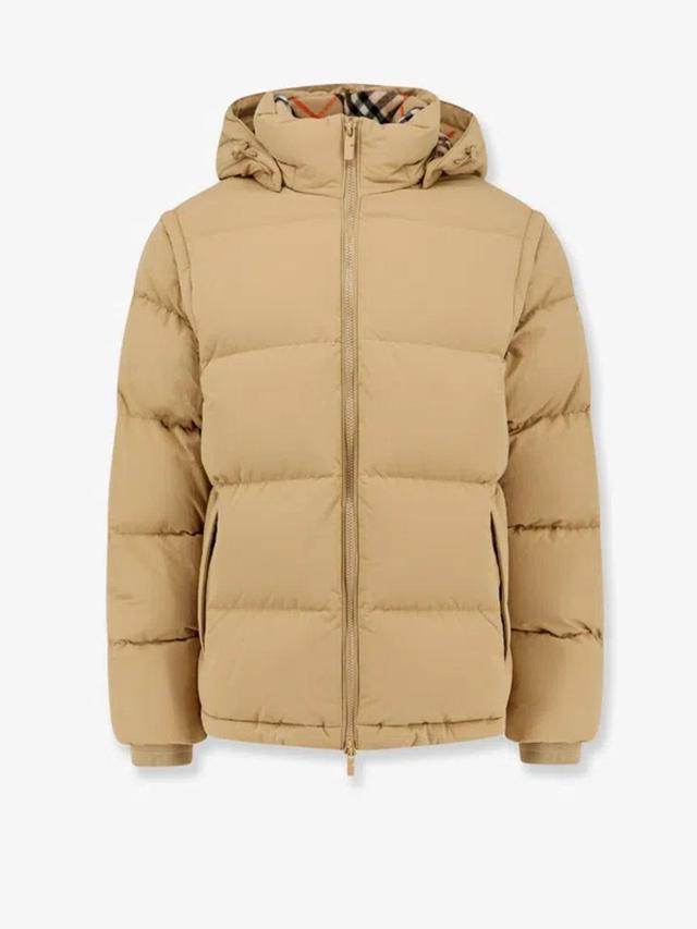 BURBERRY Jacket In Sand Product Image