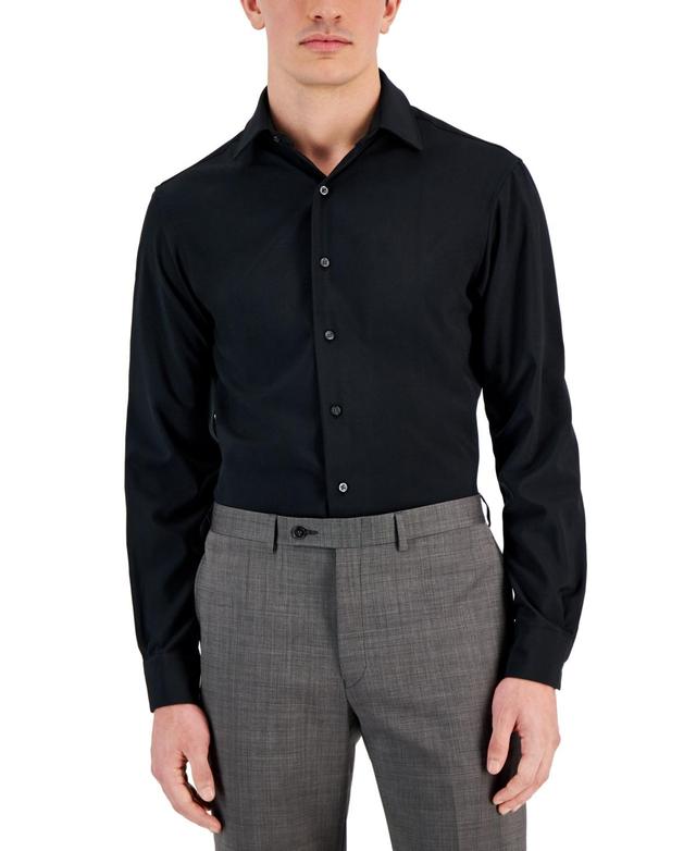 Alfani Mens Regular Fit 4-Way Stretch Dress Shirt, Created for Macys Product Image