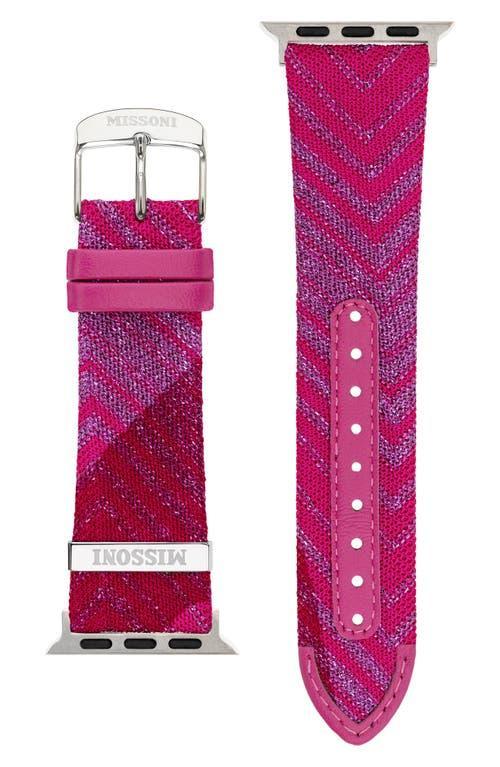 Missoni Multicolor Authentic Zigzag Textile Apple Watch Watchband, 22mm/24mm Product Image