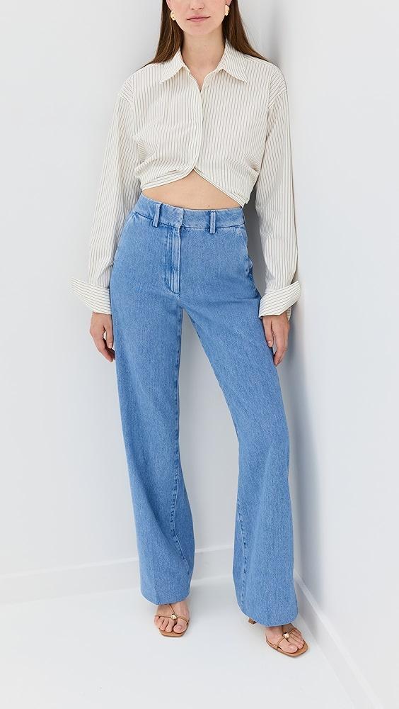 Favorite Daughter The Fiona Denim Trousers | Shopbop Product Image