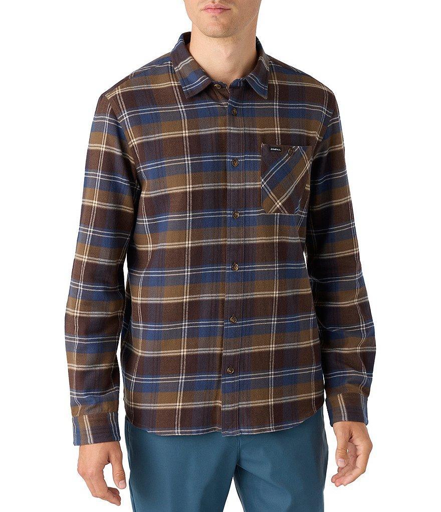 O'Neill Redmond Long Sleeve Yarn-Dyed-Plaid Woven Shirt Product Image