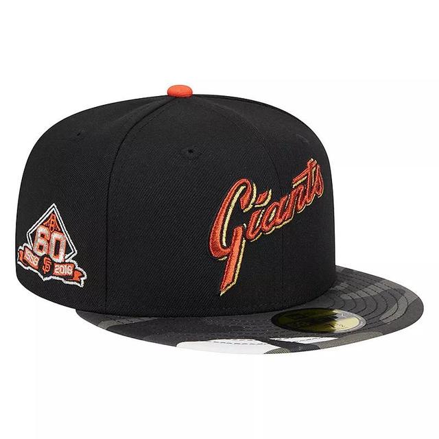 Mens New Era San Francisco Giants Metallic Camo 59FIFTY Fitted Hat Product Image