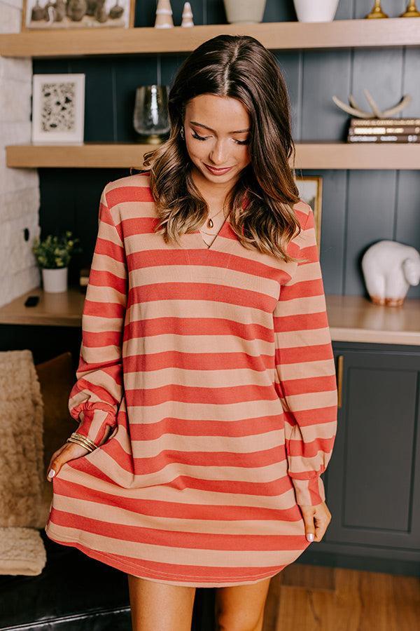 Casual Moment Stripe Mini Dress Product Image