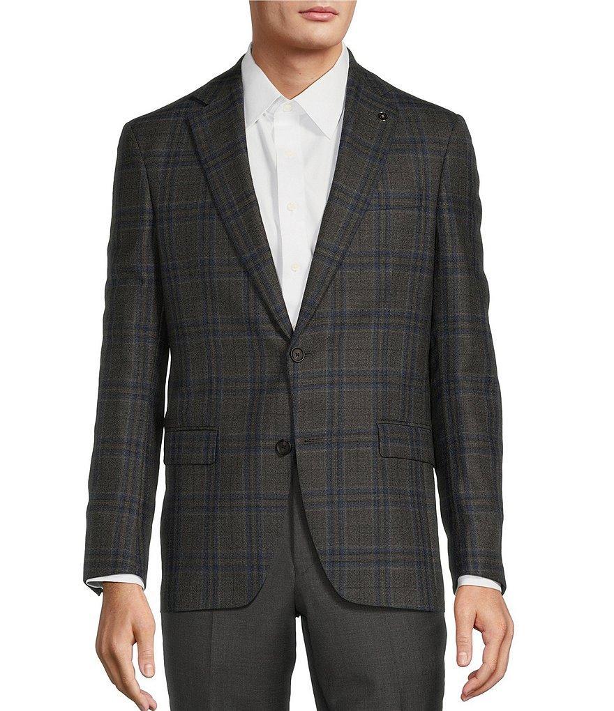 No Ordinary Joe by Ted Baker Modern Fit Plaid Pattern Sport Coat Product Image