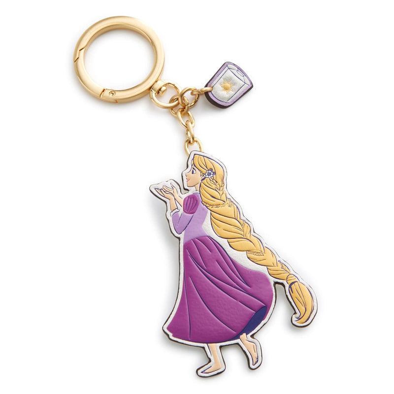 Vera Bradley Disney Rapunzel Bag Charm Keychain Women in Rapunzel Medallion Purple/Yellow Product Image