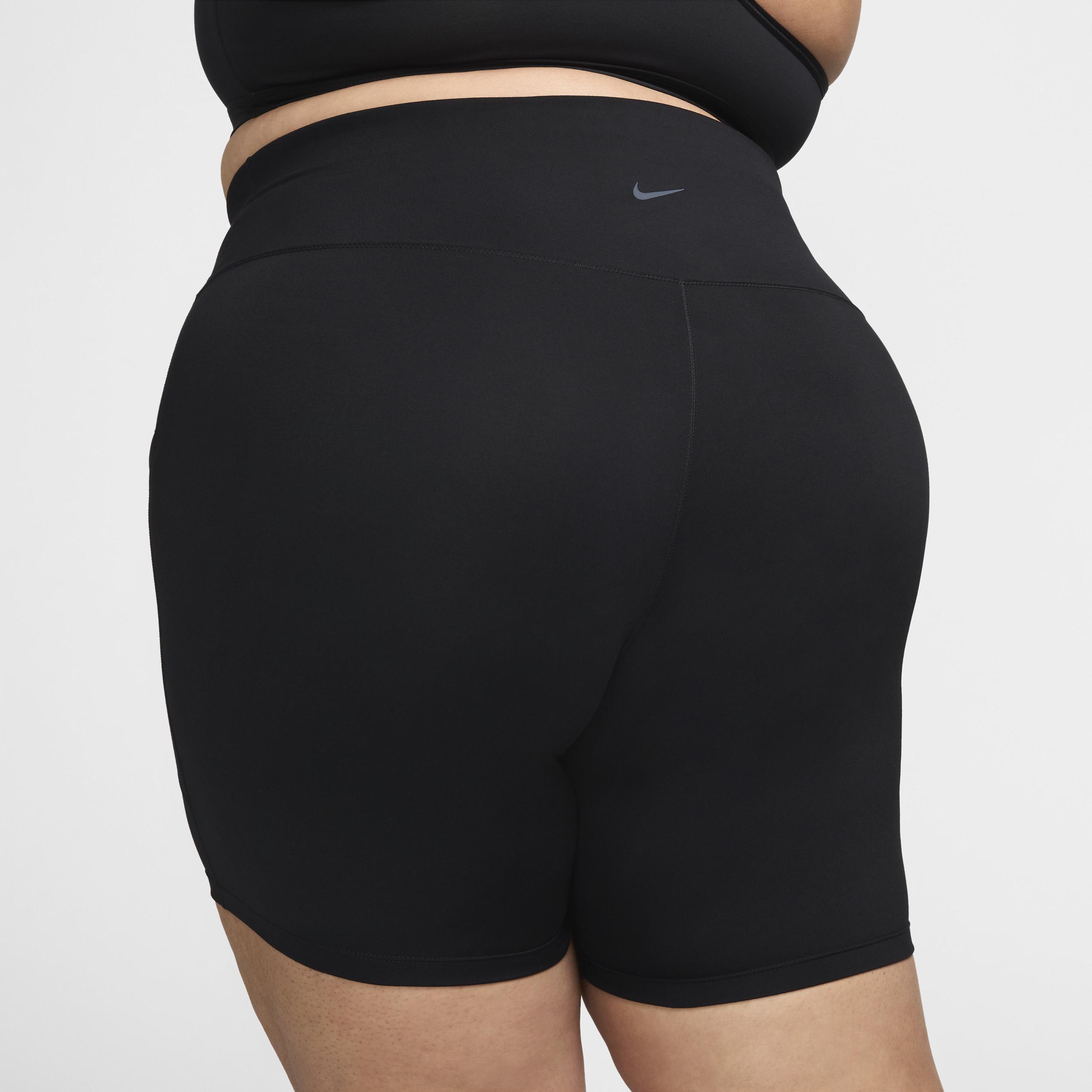 Nike Women's One High-Waisted 8" Biker Shorts with Pockets (Plus Size) Product Image