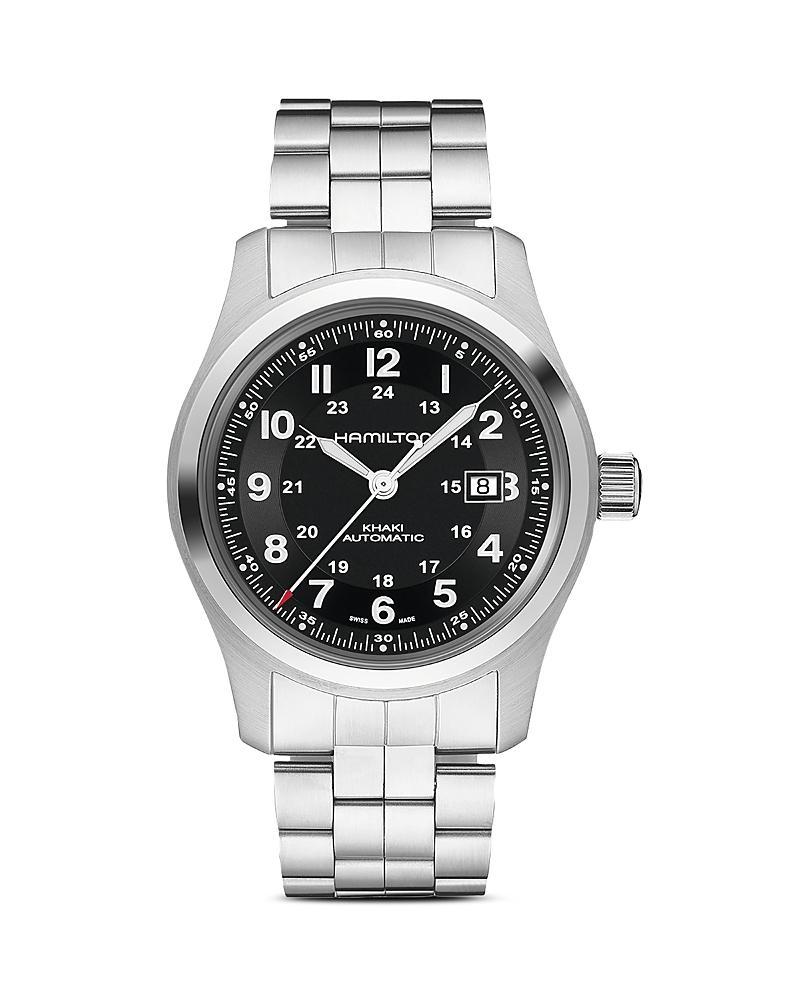 Hamilton Khaki Field Automatic Leather Strap Watch Product Image