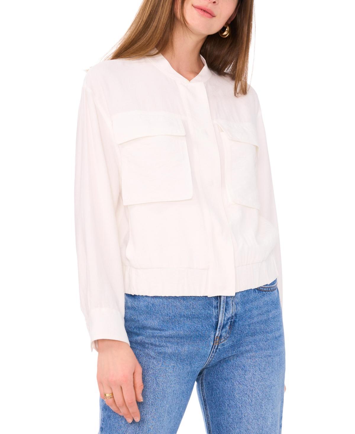 Vince Camuto Womens Relaxed Bomber Jacket Product Image