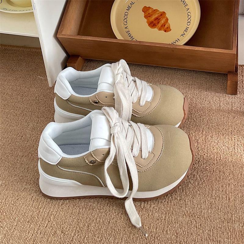 Platform Panel Sneakers Product Image