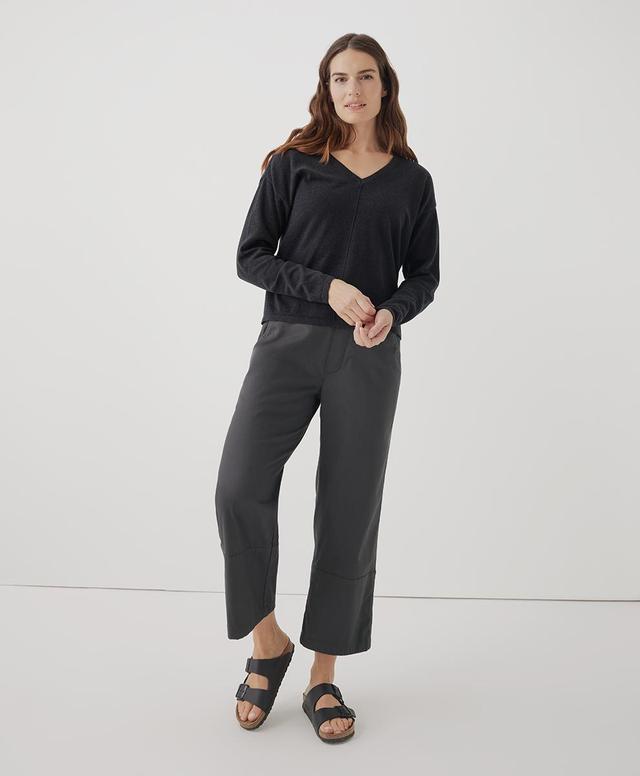 Pact Womens Organic Cotton Daily Twill Crop Pant Product Image