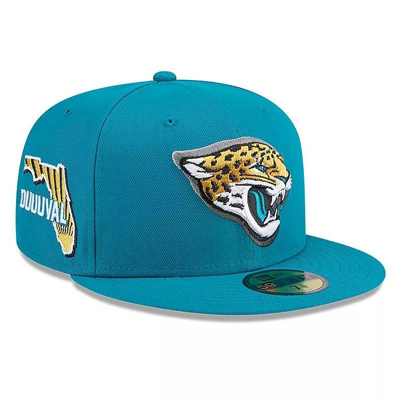 Mens New Era Teal Jacksonville Jaguars 2024 NFL Draft 59FIFTY Fitted Hat Product Image