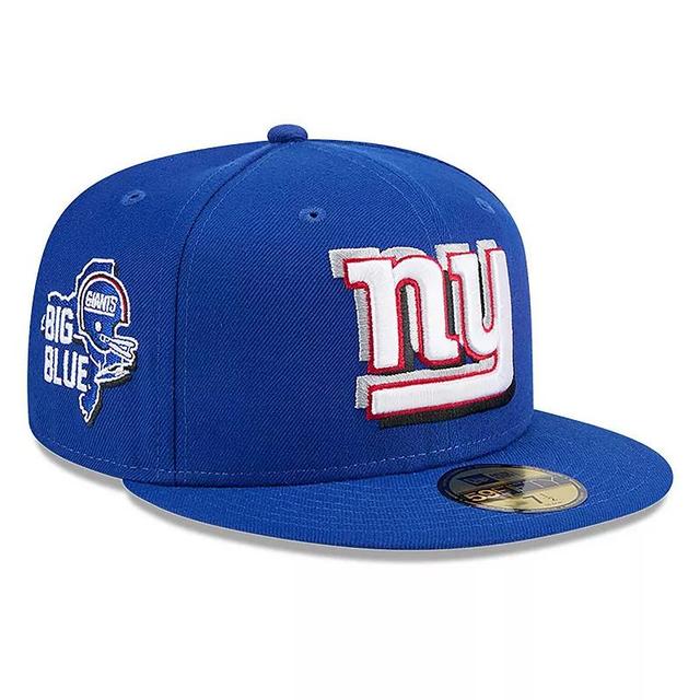 Mens New Era Royal New York Giants 2024 NFL Draft 59FIFTY Fitted Hat Product Image