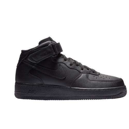 Nike Mens Nike Air Force 1 Mid 07 LE - Mens Basketball Shoes Black/Black Product Image