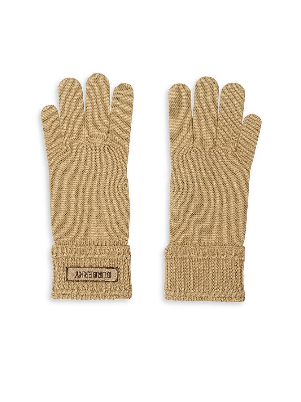 Womens Patch Logo Gloves Product Image