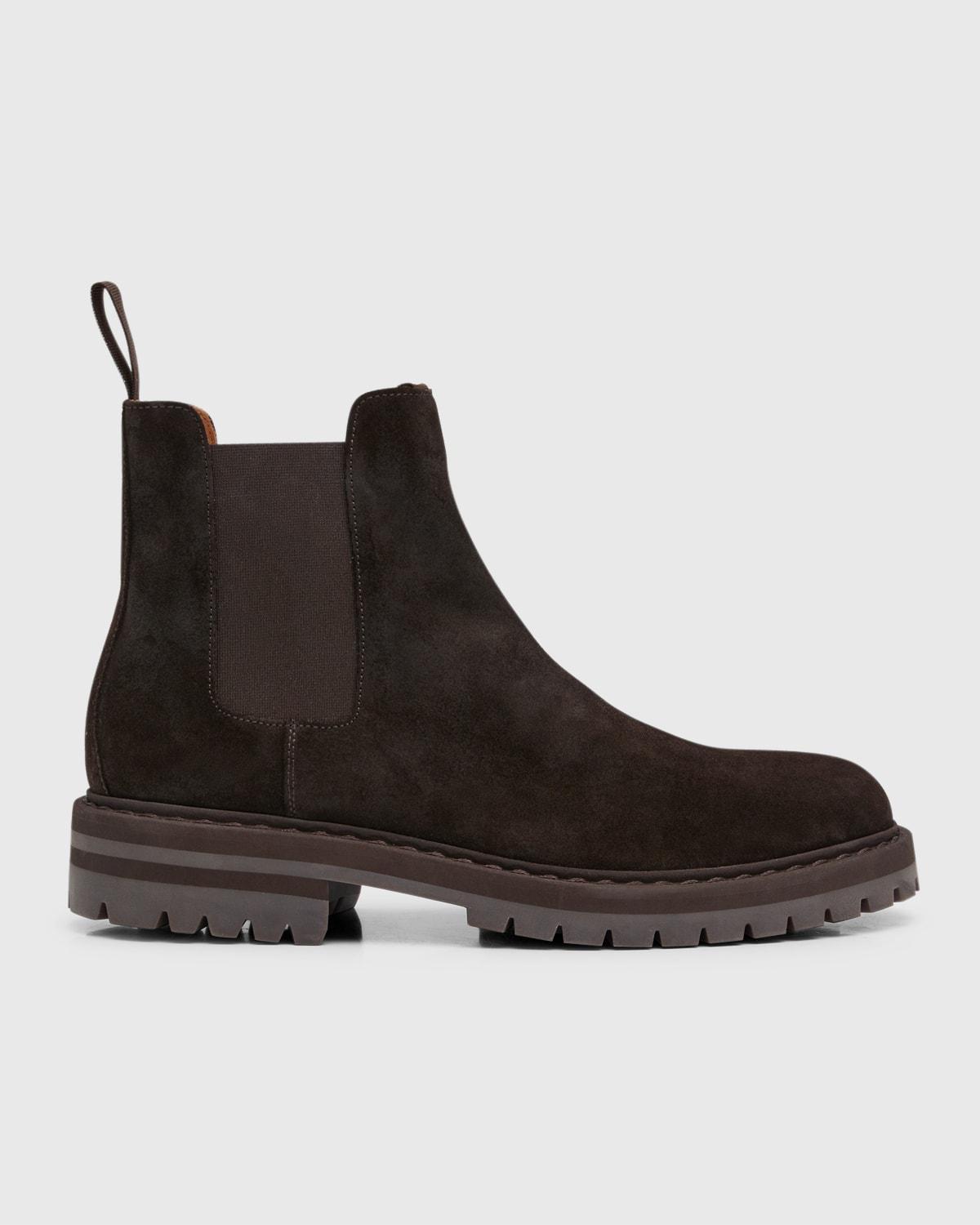 Mens Suede Chelsea Boots Product Image