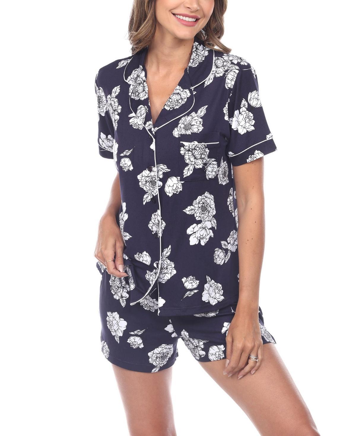 Womens White Mark 2pc. Floral Pajama Set Product Image