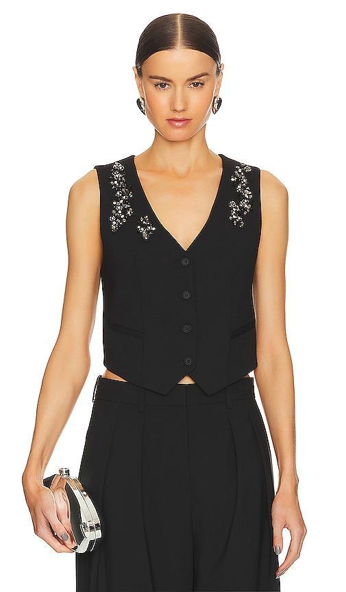 Womens Atlas Embellished Waistcoat Product Image