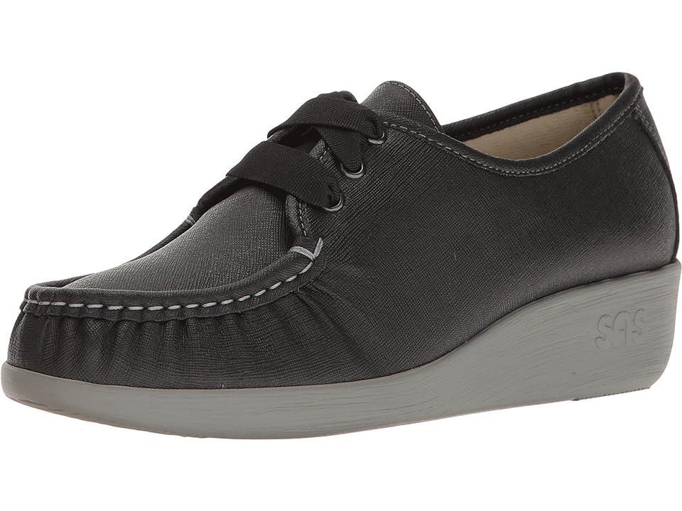 SAS Bounce Lace Up Comfort Moc (Raven) Women's Shoes Product Image