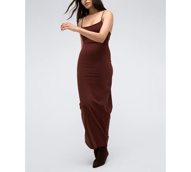 Kenneth Cole Womens Square-Neck Slip Maxi Dress Product Image