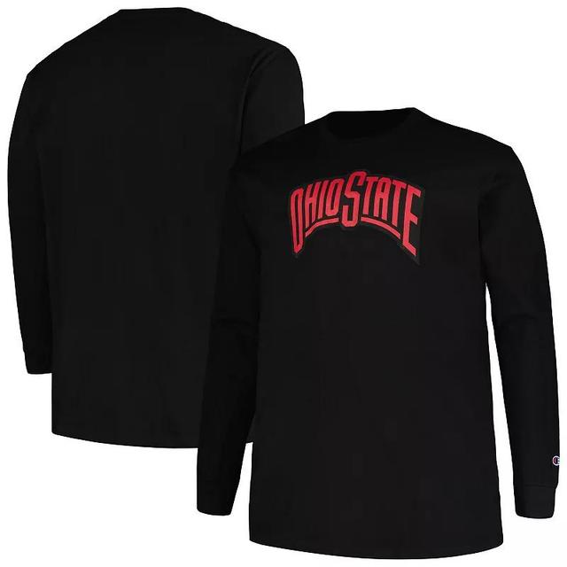 Mens Profile Ohio State Buckeyes Big & Tall Pop Long Sleeve T-Shirt Product Image