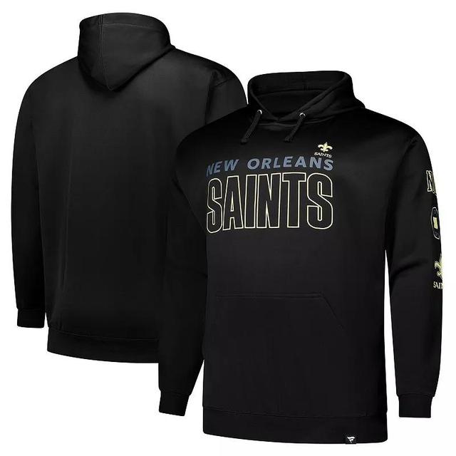 Mens Fanatics New Orleans Saints Big & Tall Fleece Pullover Hoodie Product Image