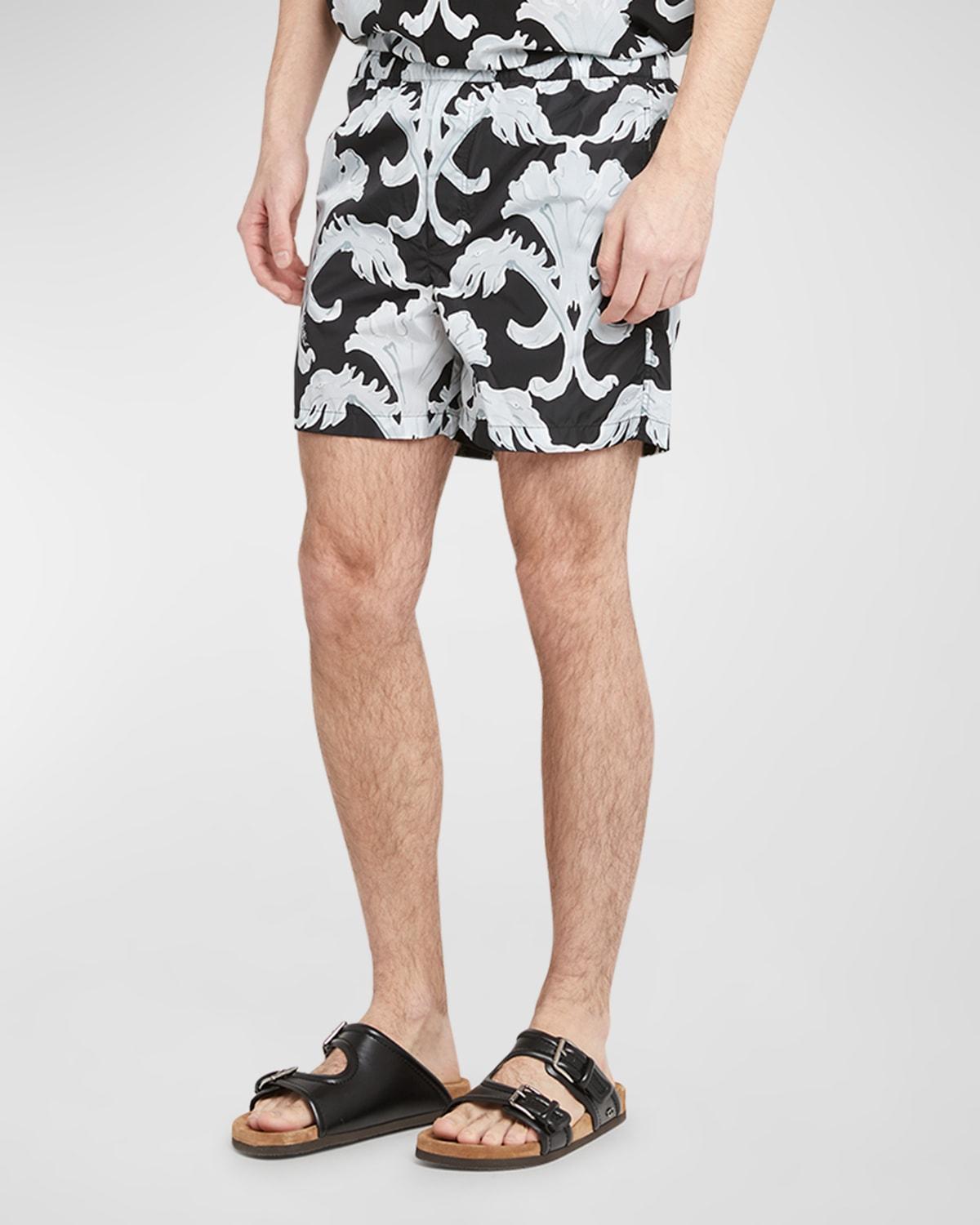 Men's Baroque-Print Swim Shorts Product Image