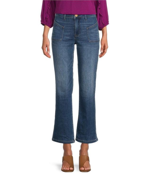 KUT from the Kloth Kelsey Ankle Flare High Rise Angled Pocket Jean Product Image