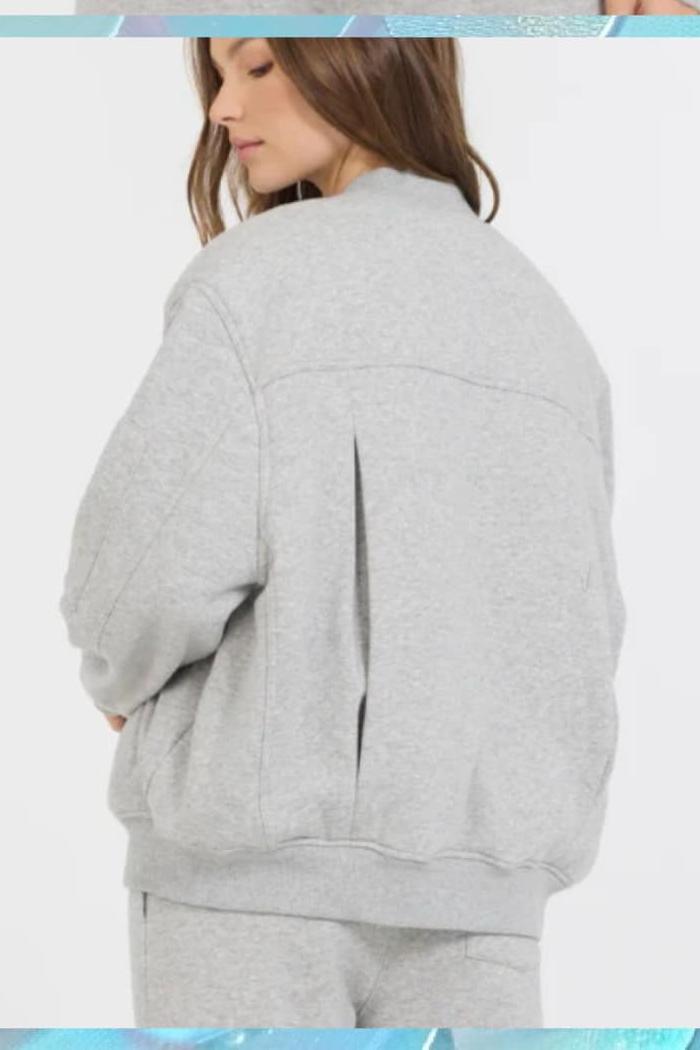 Fleece Bomber Jacket Product Image