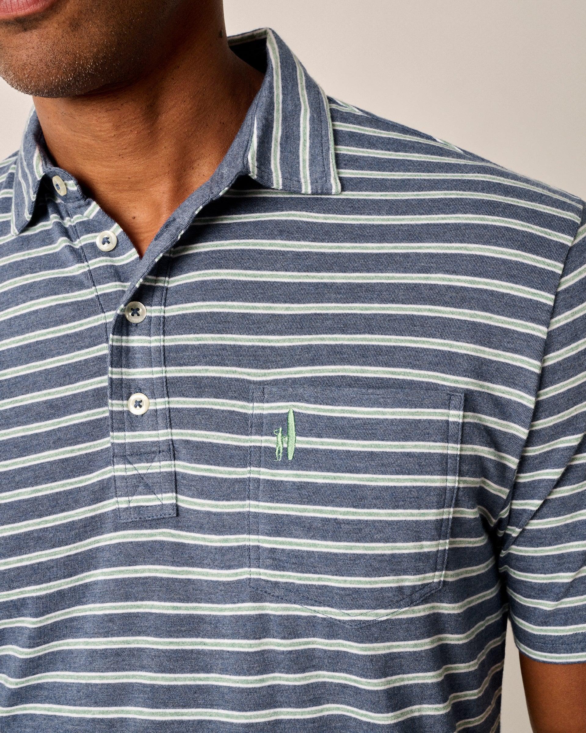 Original 4-Button Polo - Matthis Stripe Male Product Image