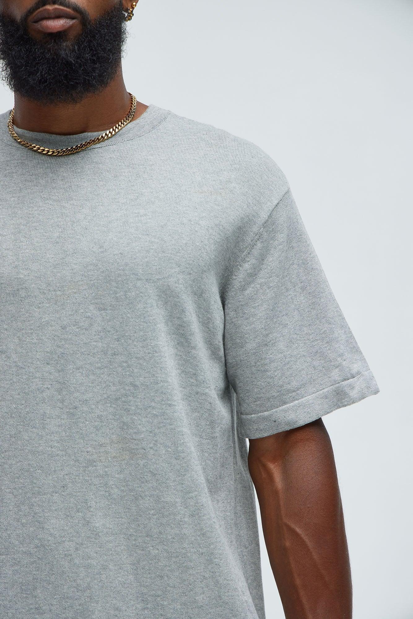 Henshaw Knit Tee - Grey Product Image