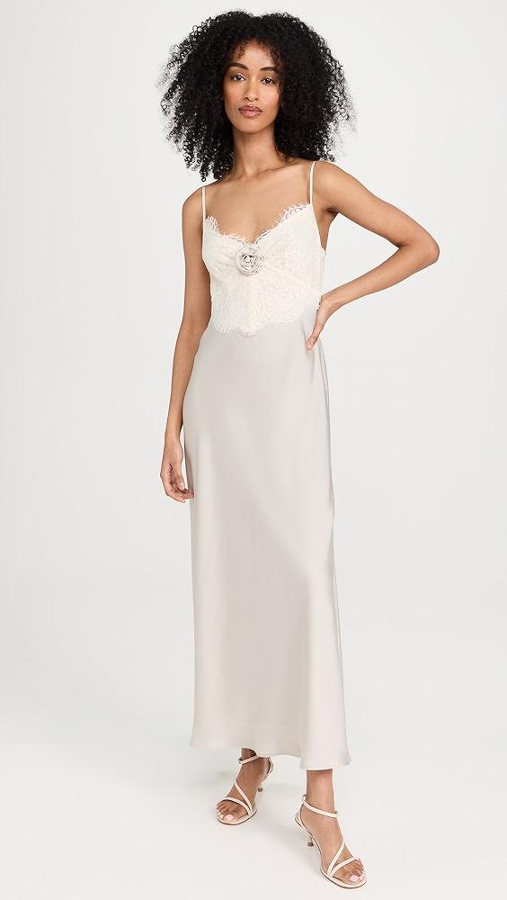 WAYF Lace Trim Slip Dress | Shopbop Product Image