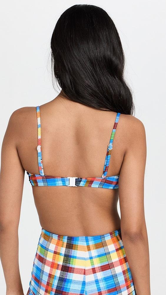 STAUD Jo Balconette Bikini Top | Shopbop Product Image