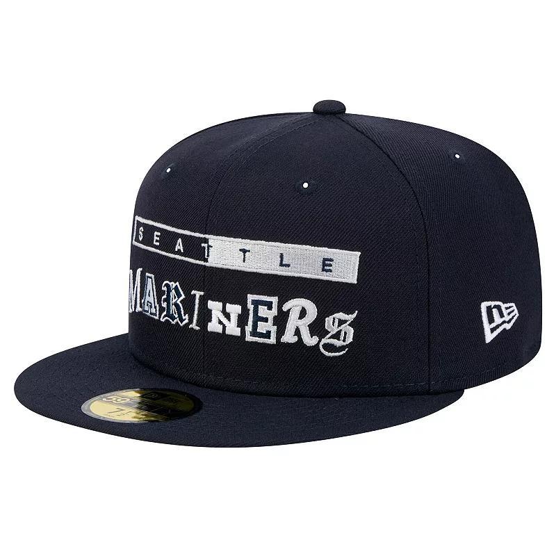 Mens New Era Seattle Mariners Ransom 59FIFTY Fitted Hat Blue Product Image