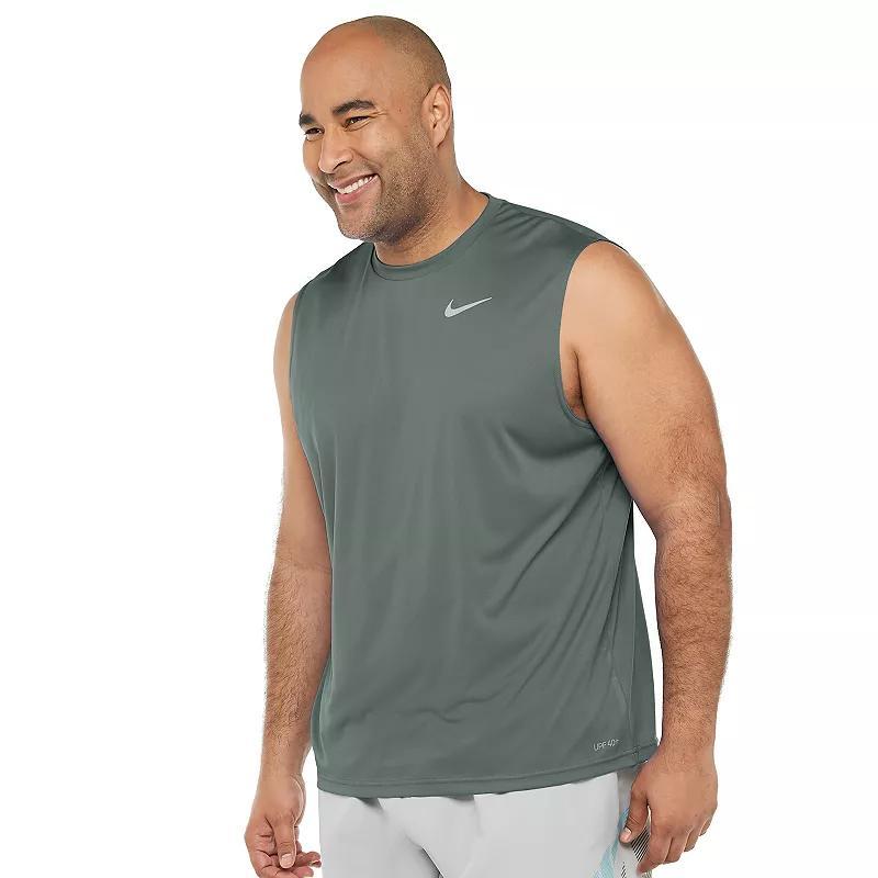 Big & Tall Nike Dri-FIT UPF 40+ Essential Sleeveless Hydroguard Swim Tee, Mens Product Image