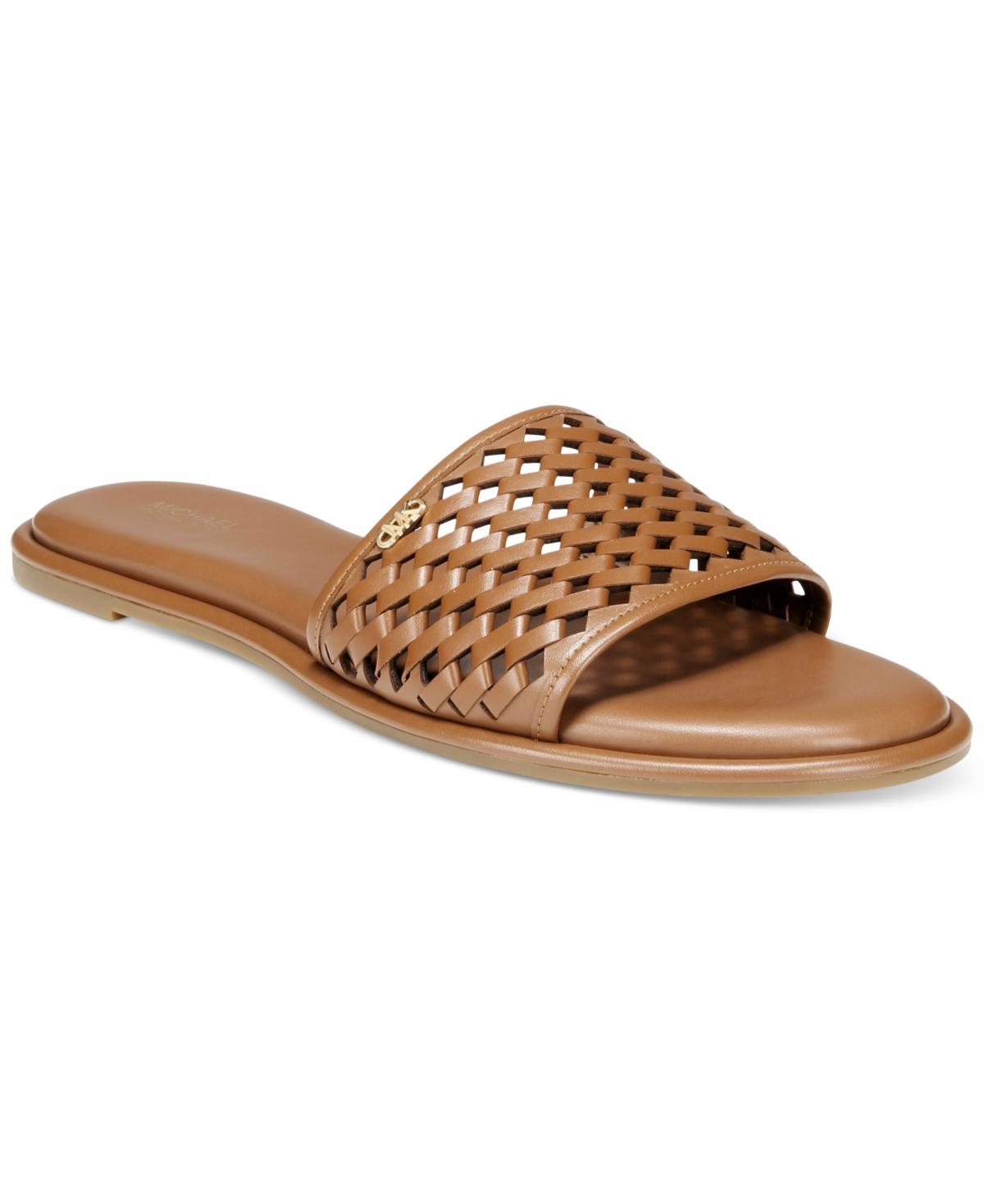 Michael Michael Kors Womens Saylor Perforated Slide Sandals Product Image