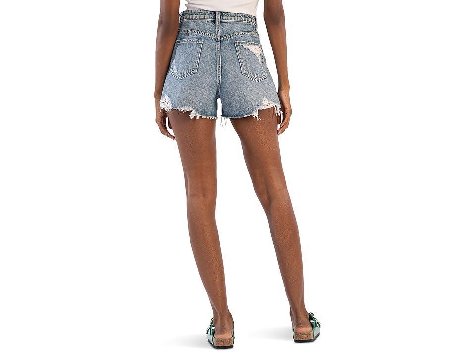 KUT from the Kloth Taylor High Rise Shorts With Raw Hem (Introduced) Women's Jumpsuit & Rompers One Piece Product Image