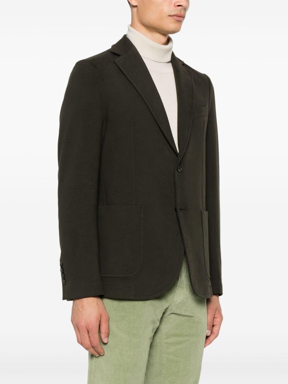 Circolo 1901 Single-Breasted Blazer Cashmere Touch -Dark Green Product Image