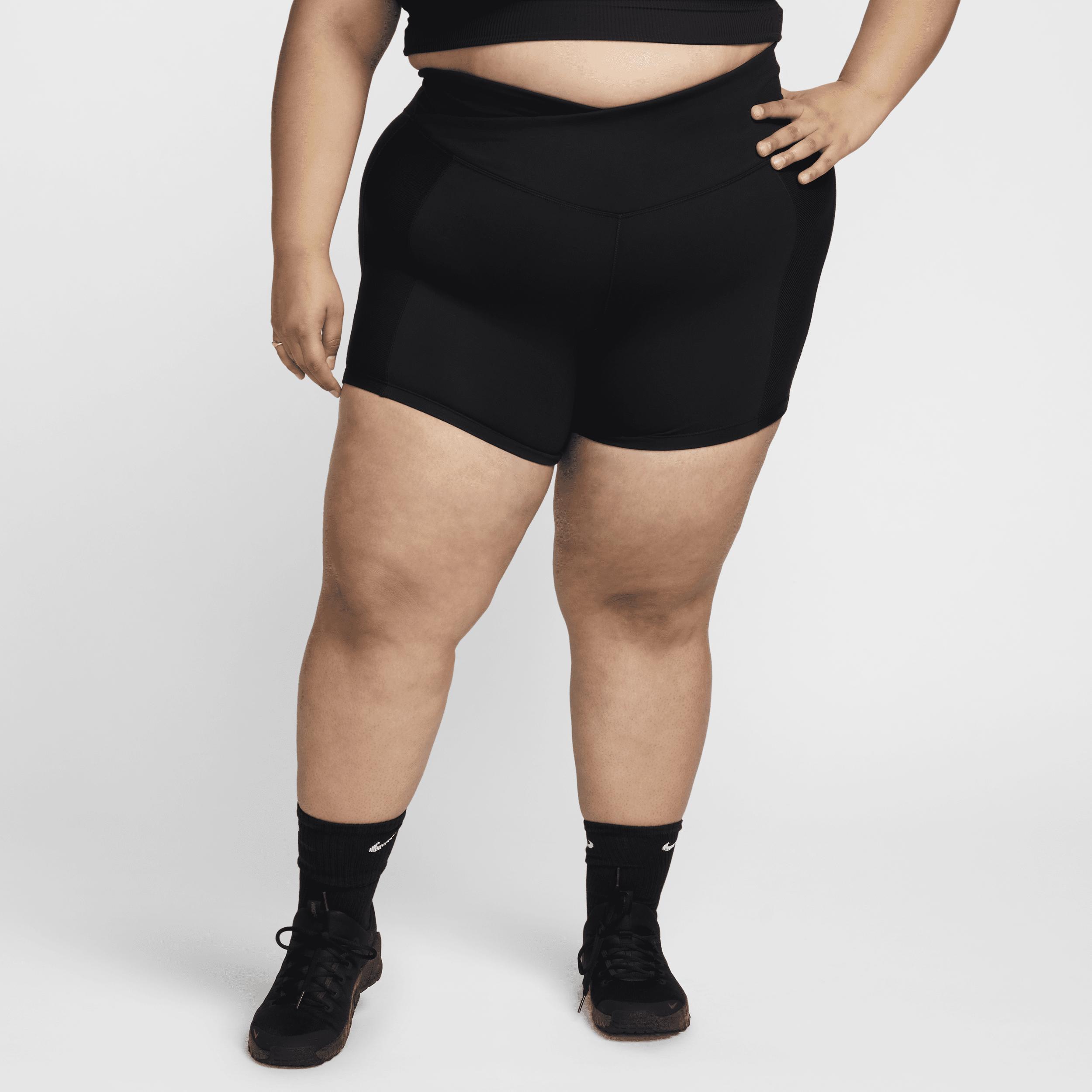 Nike Women's One Wrap High-Waisted 5" Biker Shorts (Plus Size) Product Image