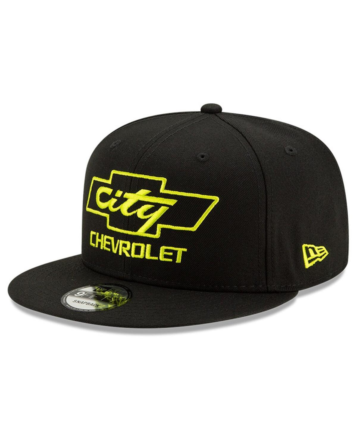 Mens New Era Black City Chevrolet 9Fifty Snapback Adjustable Hat Product Image