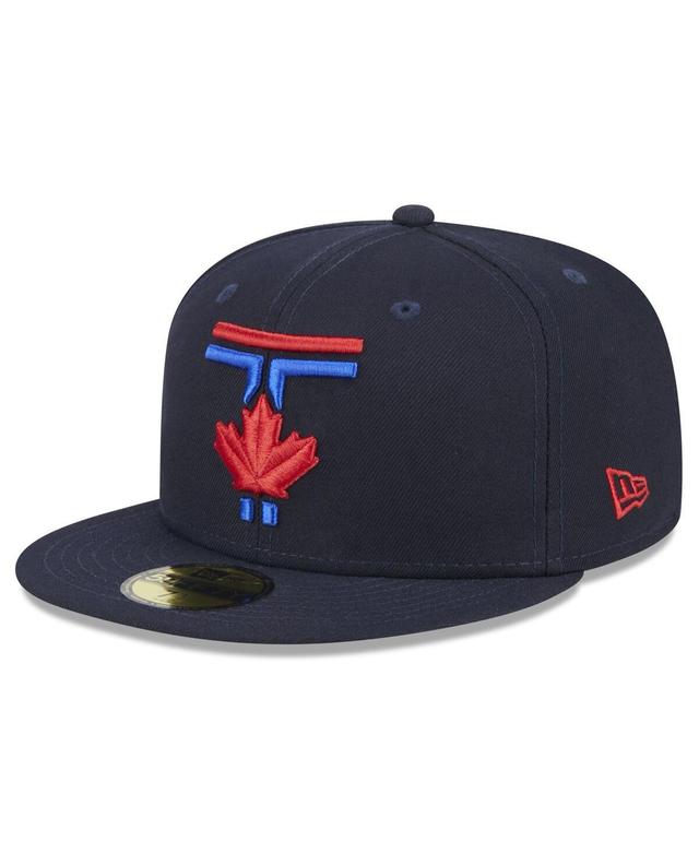 New Era Mens Navy Toronto Blue Jays 2024 City Connect 59FIFTY Fitted Hat Product Image