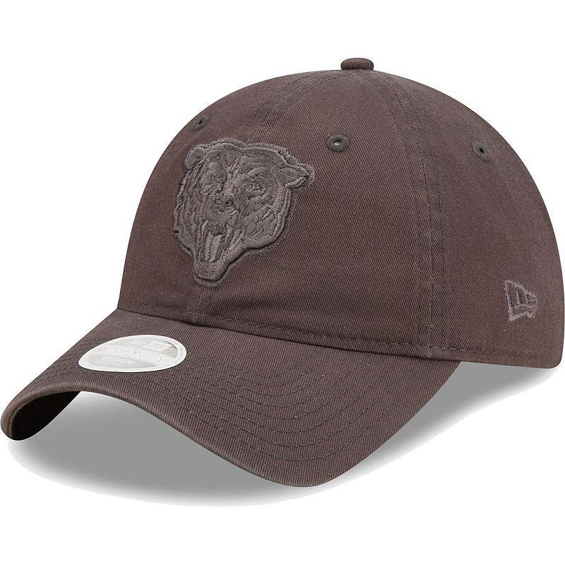 Womens New Era Graphite Chicago Bears Core Classic 2.0 Tonal 9TWENTY Adjustable Hat Product Image