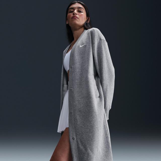 Nike Sportswear Phoenix Fleece Women's Oversized Long Cardigan Product Image