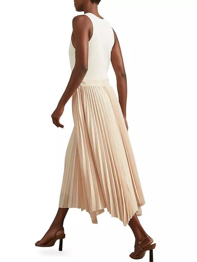 Marnie Pieced Pleated Dress Product Image