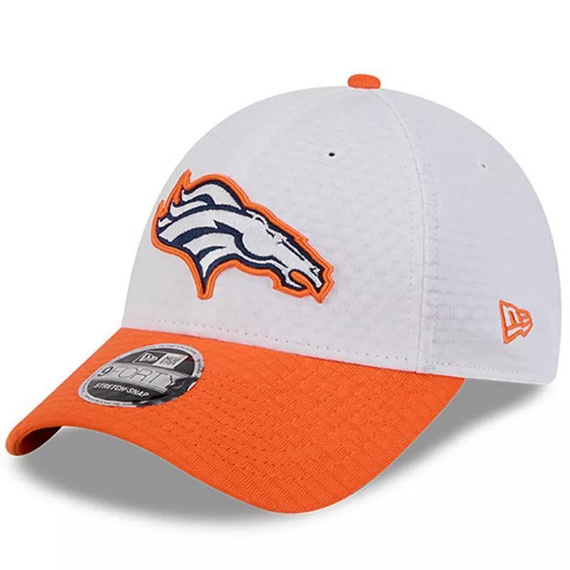 Mens New Era /Orange Denver Broncos 2024 NFL Training Camp 9FORTY Adjustable Hat Product Image