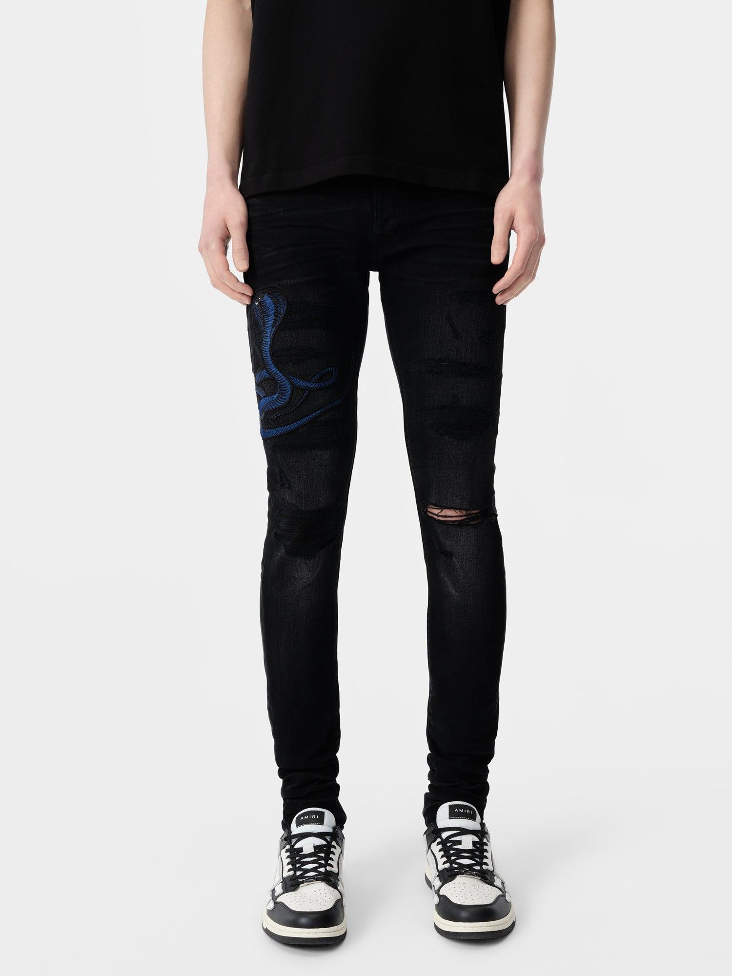 BLUE POISON ARCHIVAL JEAN - Aged Black Male Product Image