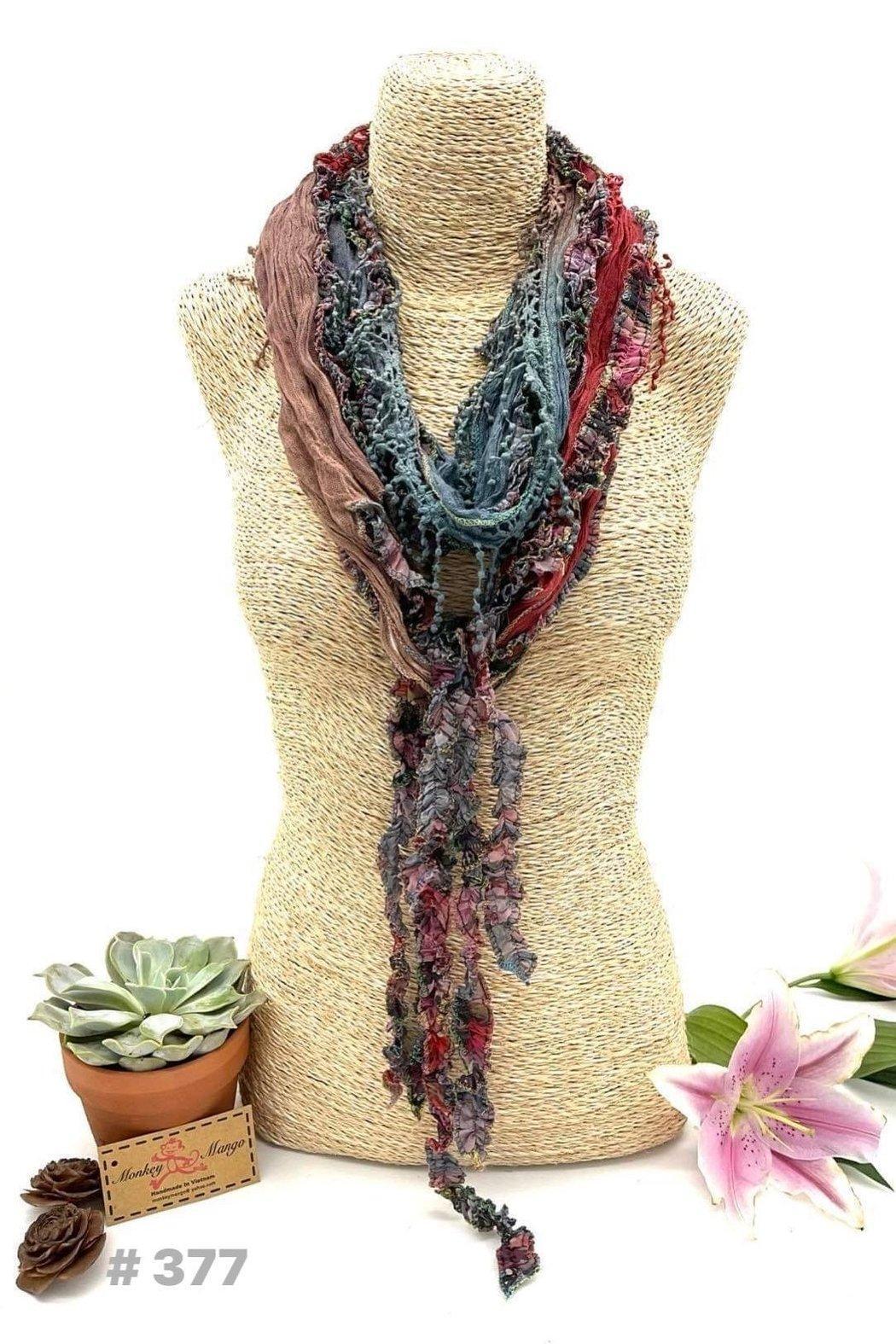 Ombre Fringe Scarf Female Product Image