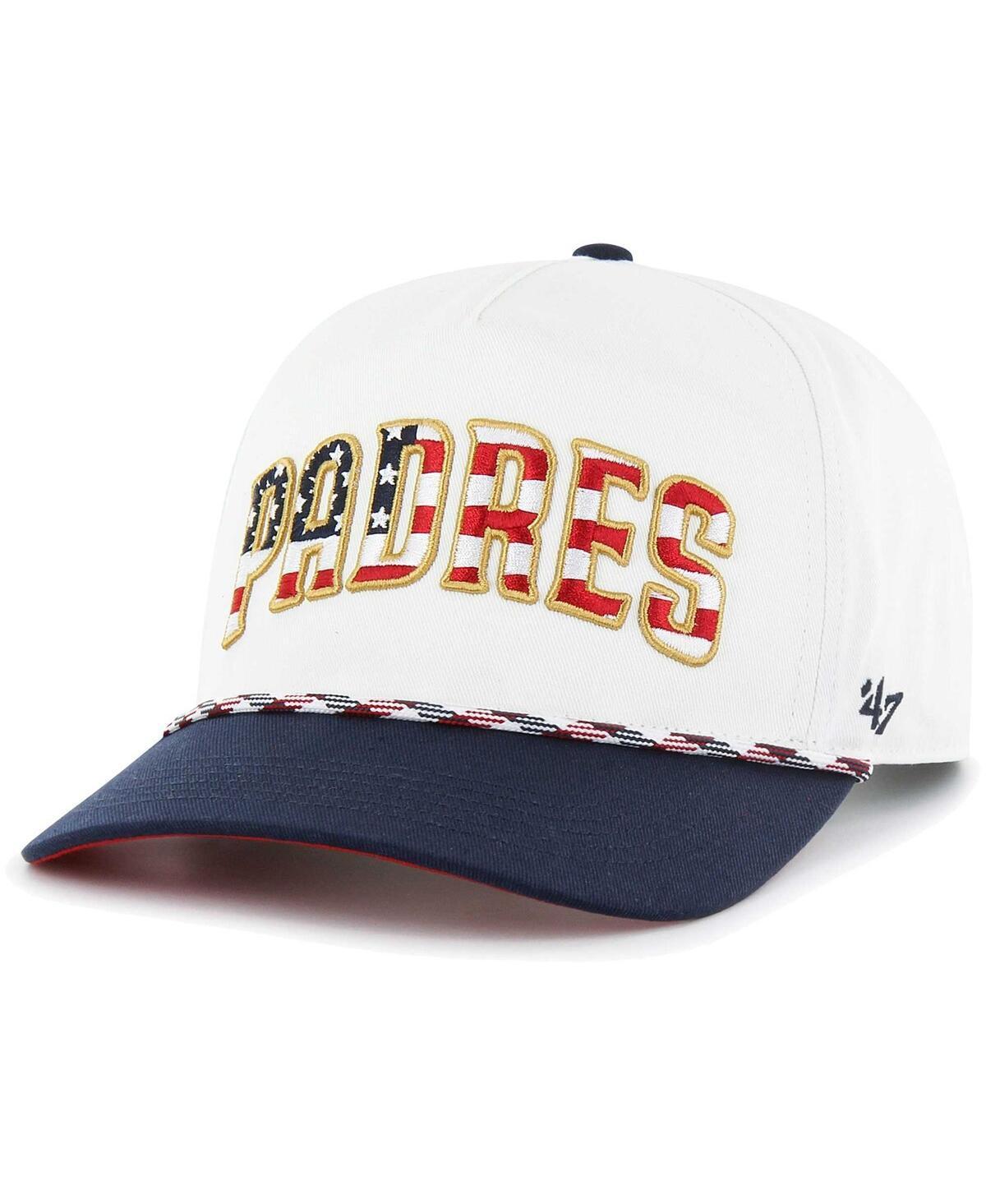 Mens 47 San Diego Padres Flag Script Hitch Snapback Hat Product Image